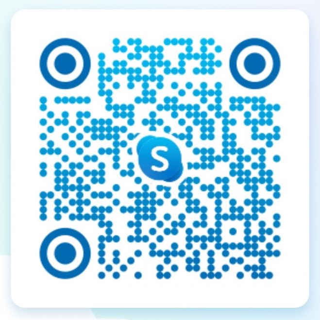 Skype QR Code Contatc Us