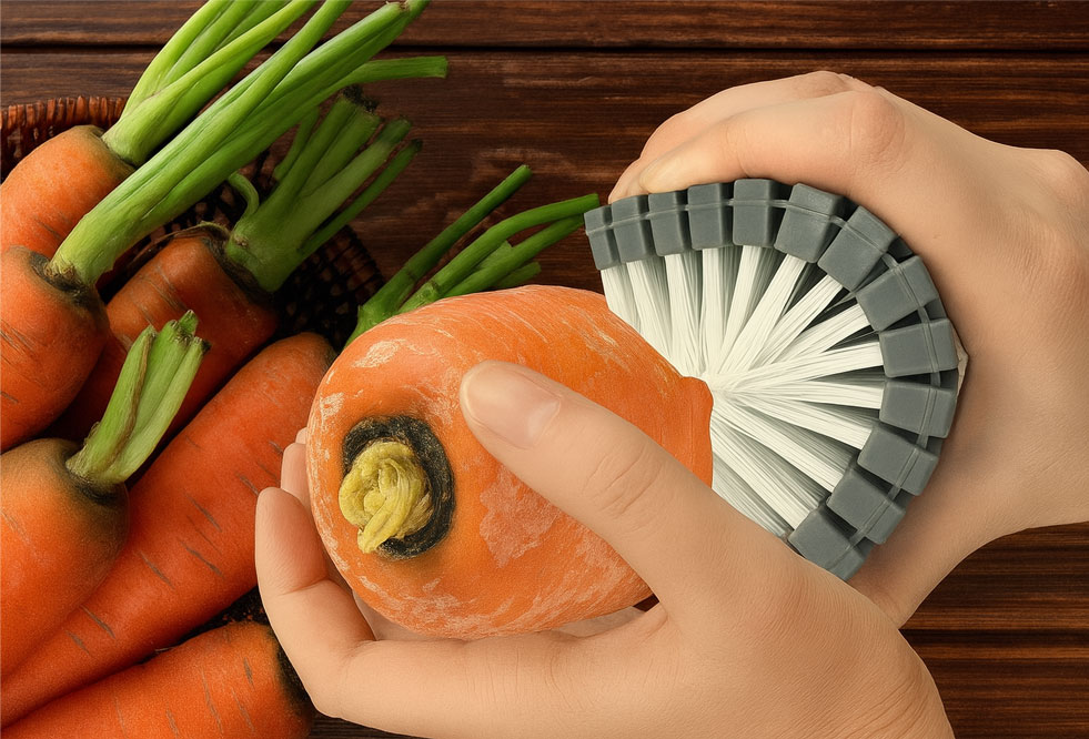 bendable kitchen scrubber
