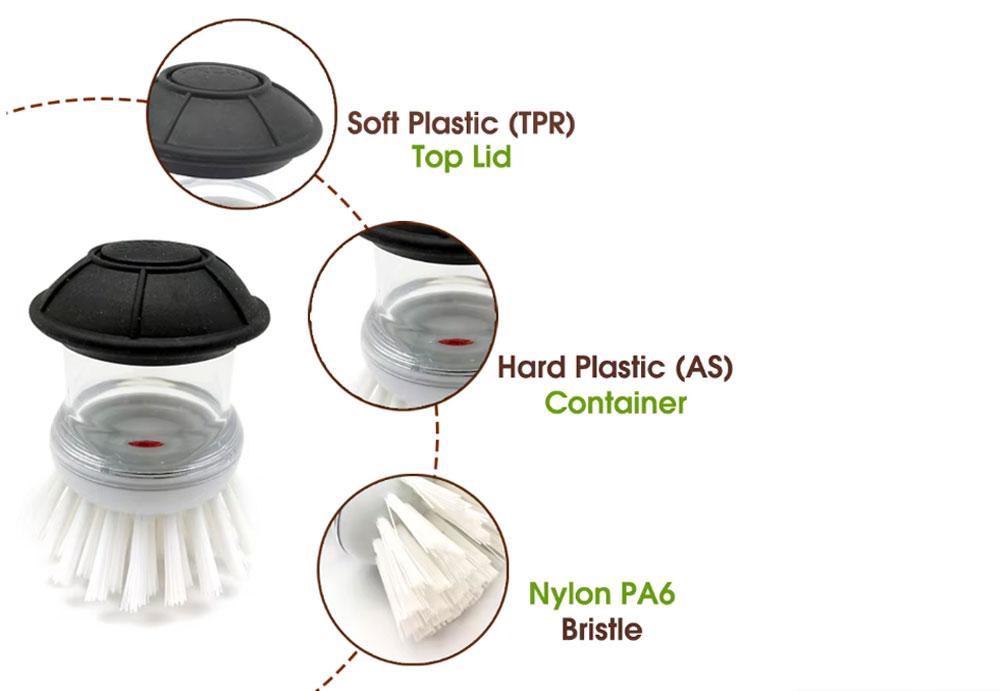 bendable kitchen scrubber