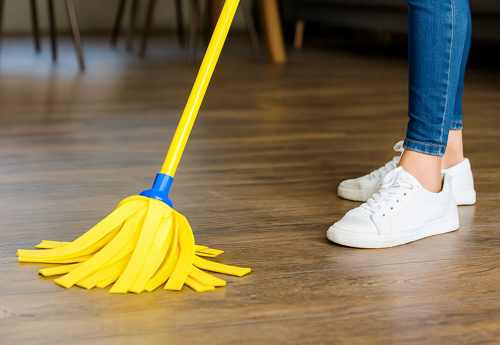 iron brush scrubber